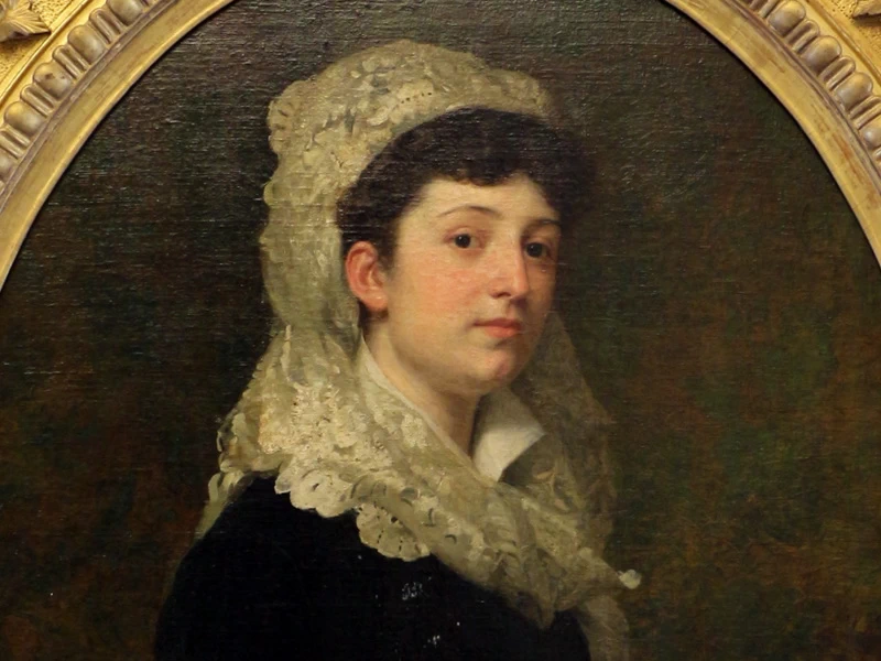 1840-Santo Bertelli - Ritratto di Marie Joéphine (Mirette) Cambiaso Tanska, 1879